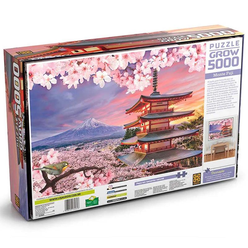 Puzzle p5000 monte fuji - 03464 - GROW - Quebra Cabeça acima de